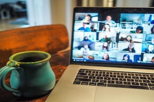 calendar virtual support group mug